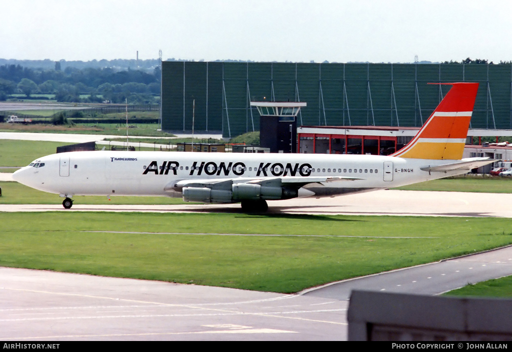 Aircraft Photo of G-BNGH | Boeing 707-321C | Air Hong Kong | AirHistory