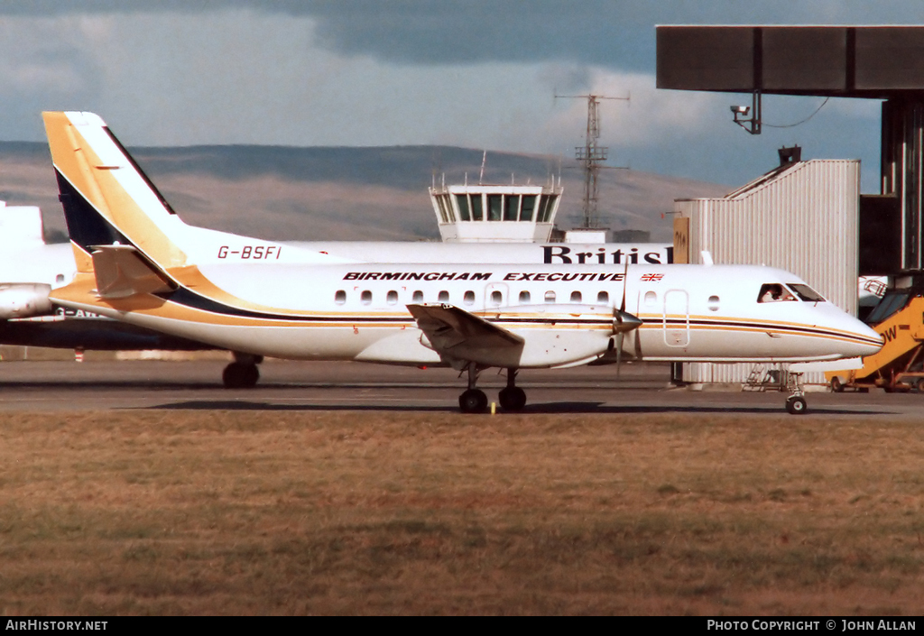 Aircraft Photo of G-BSFI | Saab-Fairchild SF-340A | Birmingham Executive Airways | AirHistory.net #83448