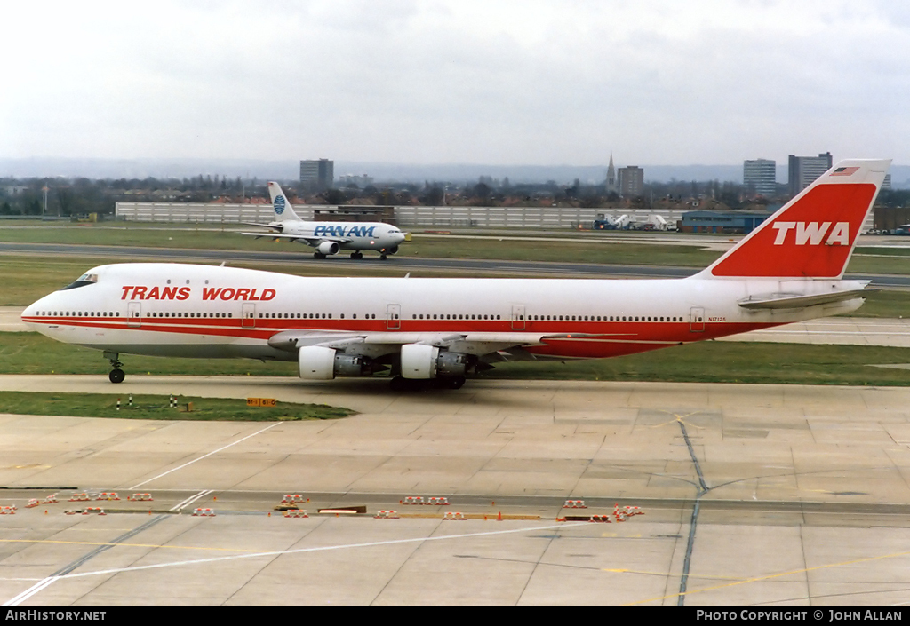 Aircraft Photo of N17125 | Boeing 747-136 | Trans World Airlines - TWA | AirHistory.net #83474