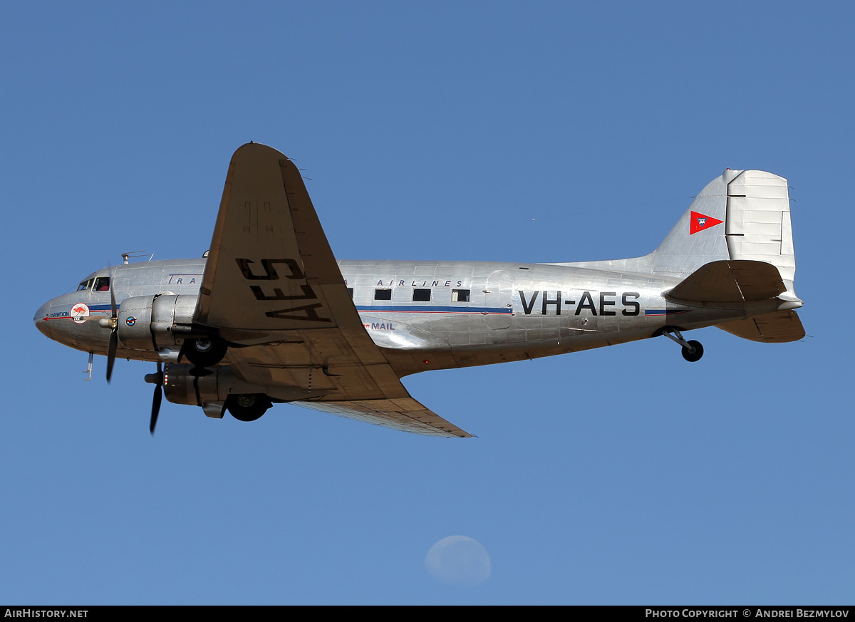 Aircraft Photo of VH-AES | Douglas DC-3(C) | Hawdon Operations | Trans-Australia Airlines - TAA | AirHistory.net #83475