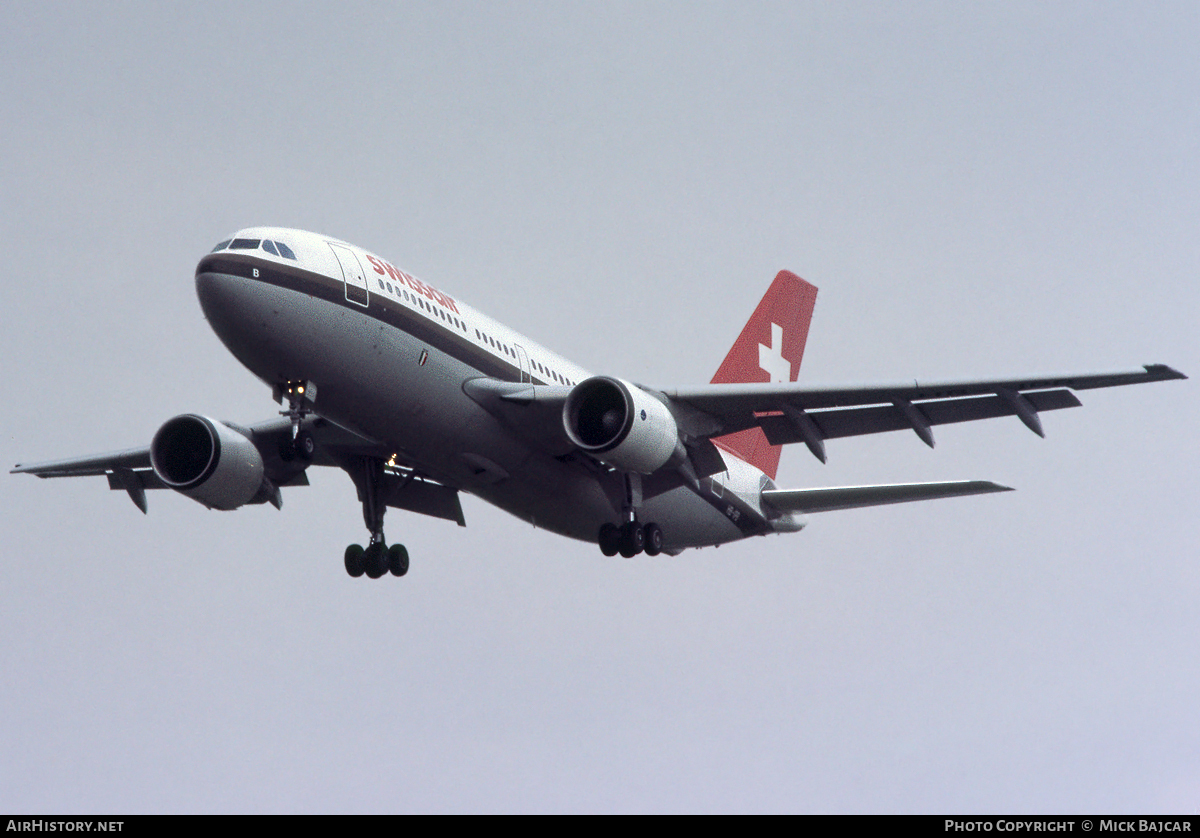 Aircraft Photo of HB-IPB | Airbus A310-221 | Swissair | AirHistory.net #83485