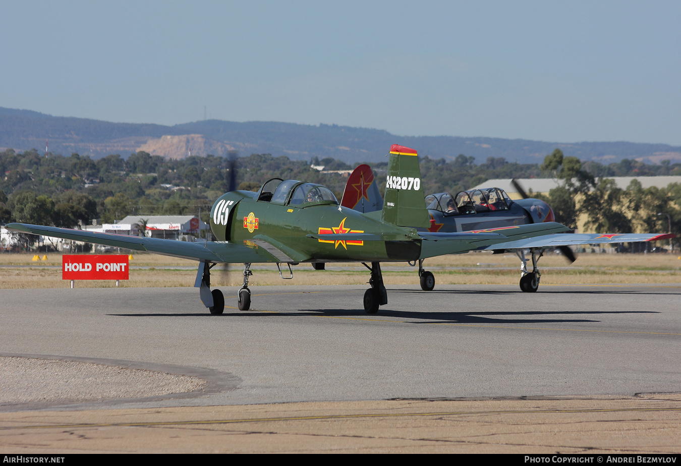 Aircraft Photo of VH-NNJ / 2432070 | Nanchang CJ-6A | Adelaide Warbirds | China - Air Force | AirHistory.net #83490