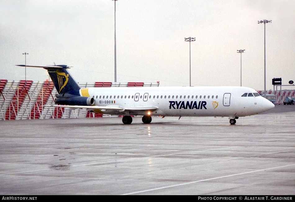 Aircraft Photo of EI-CDO | BAC 111-518FG One-Eleven | Ryanair | AirHistory.net #83499
