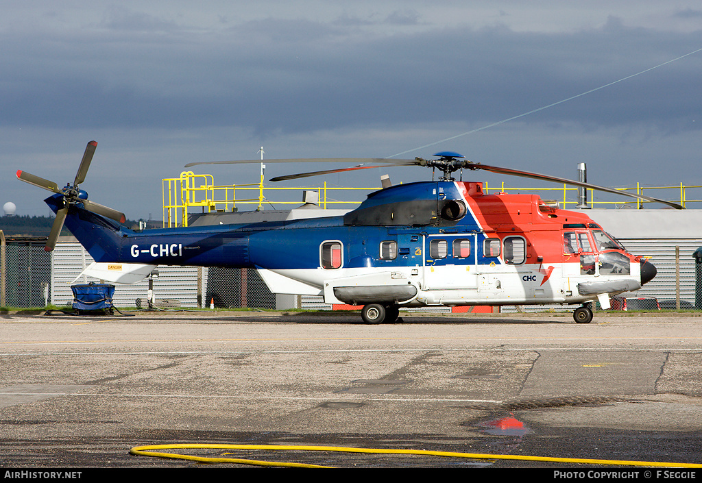 Aircraft Photo of G-CHCI | Eurocopter AS-332L2 Super Puma Mk2 | CHC Helicopters | AirHistory.net #83501