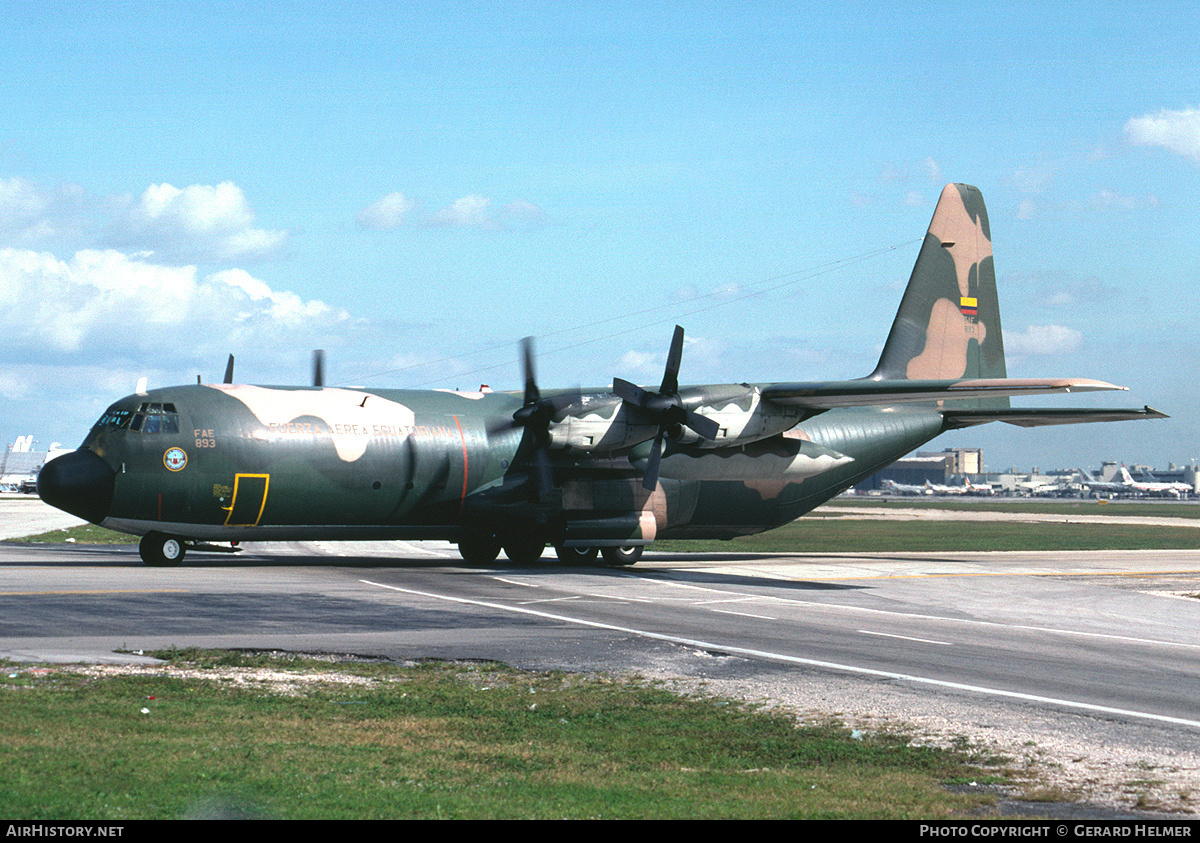 Aircraft Photo of FAE-893 | Lockheed L-100-30 Hercules (382G) | Ecuador - Air Force | AirHistory.net #83523