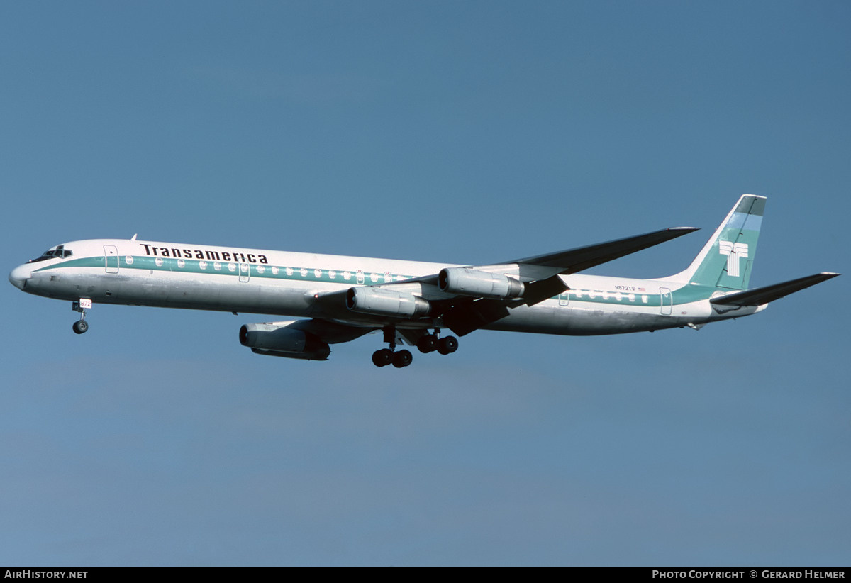 Aircraft Photo of N872TV | McDonnell Douglas DC-8-63CF | Transamerica Airlines | AirHistory.net #83547