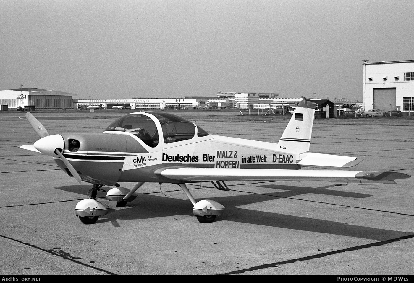 Aircraft Photo of D-EAAC | Bolkow BO-209 Monsun 160RV | AirHistory.net #83548