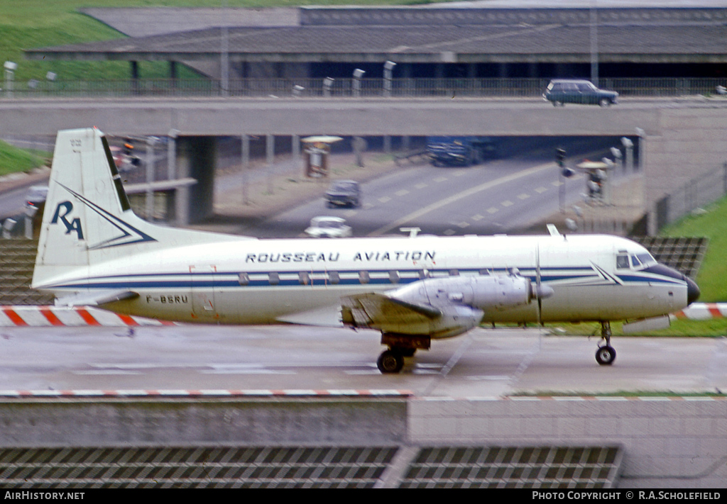 Aircraft Photo of F-BSRU | Hawker Siddeley HS-748 Srs2A/264 | Rousseau Aviation | AirHistory.net #83553