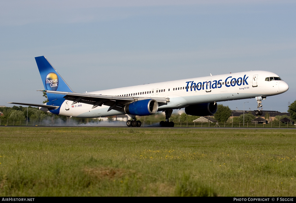 Aircraft Photo of G-JMAB | Boeing 757-3CQ | Thomas Cook Airlines | AirHistory.net #83571