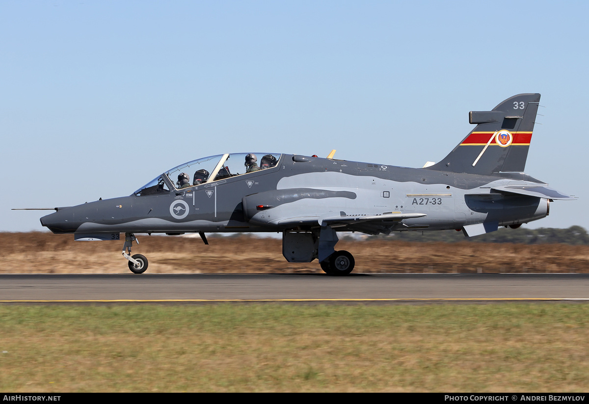 Aircraft Photo of A27-33 | BAE Systems Hawk 127 | Australia - Air Force | AirHistory.net #83573