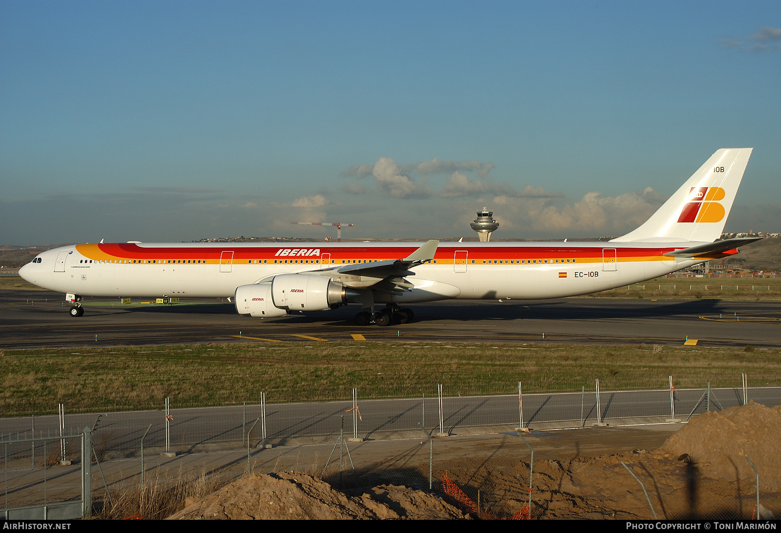 Aircraft Photo of EC-IOB | Airbus A340-642 | Iberia | AirHistory.net #83595
