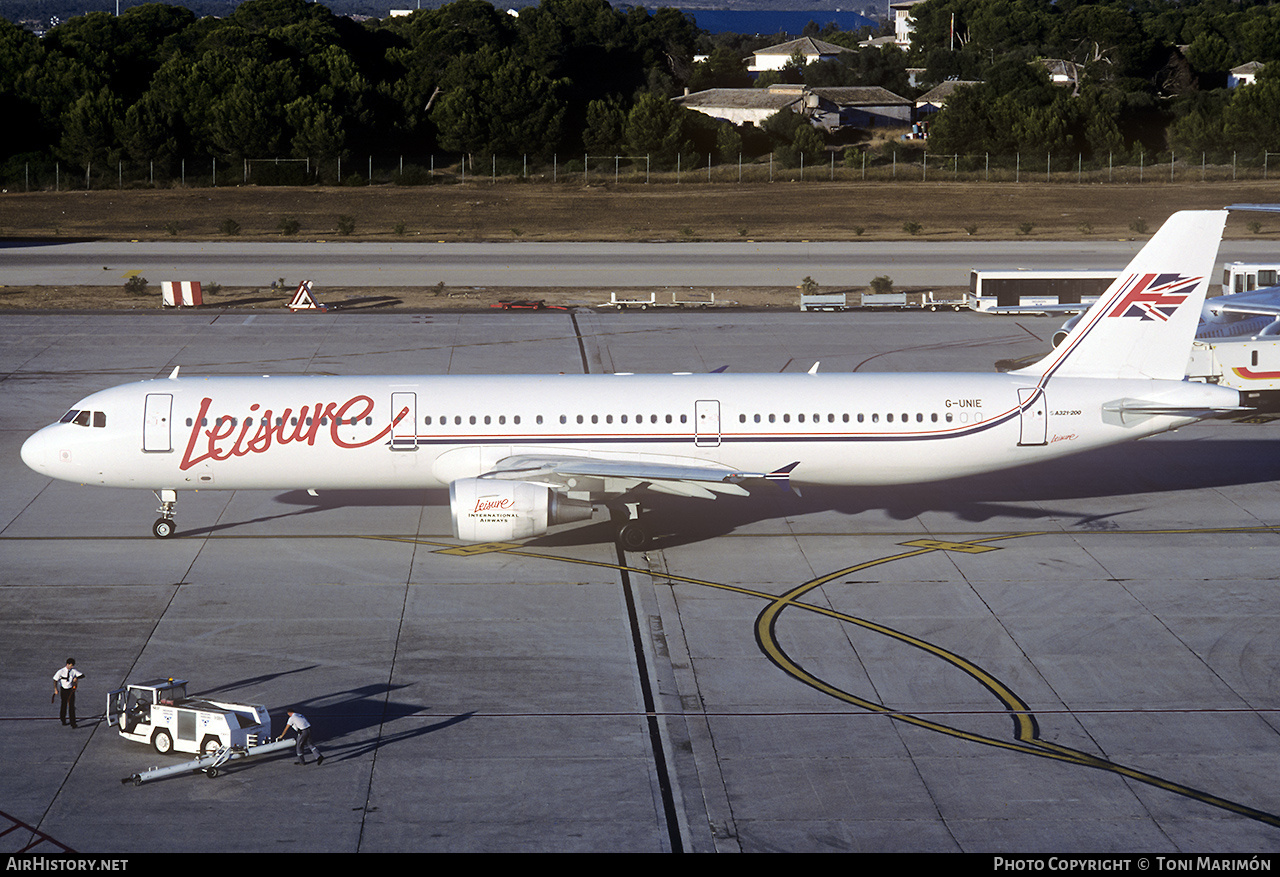 Aircraft Photo of G-UNIE | Airbus A321-211 | Leisure International Airways | AirHistory.net #83597