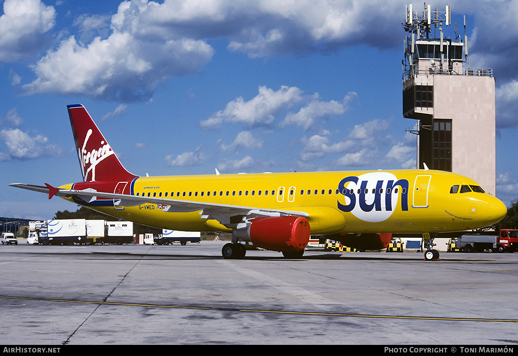 Aircraft Photo of G-VMED | Airbus A320-214 | Virgin Sun | AirHistory.net #83598