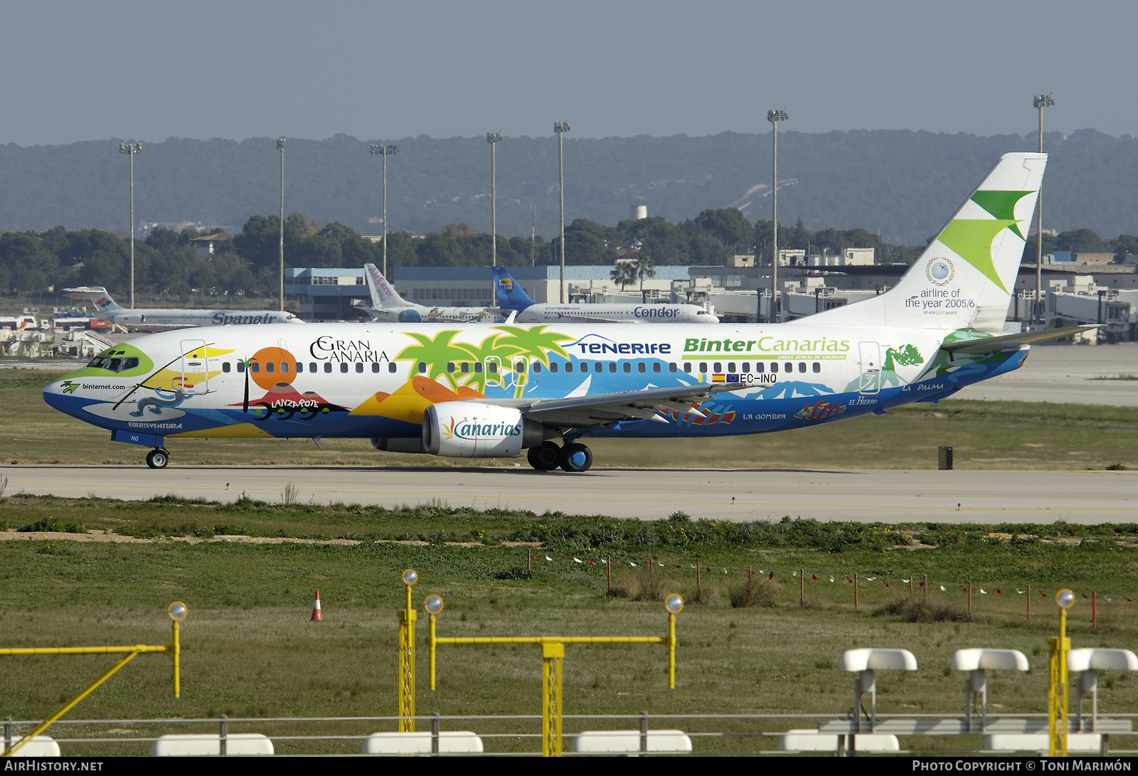 Aircraft Photo of EC-INQ | Boeing 737-4Q8 | Binter Canarias | AirHistory.net #83602