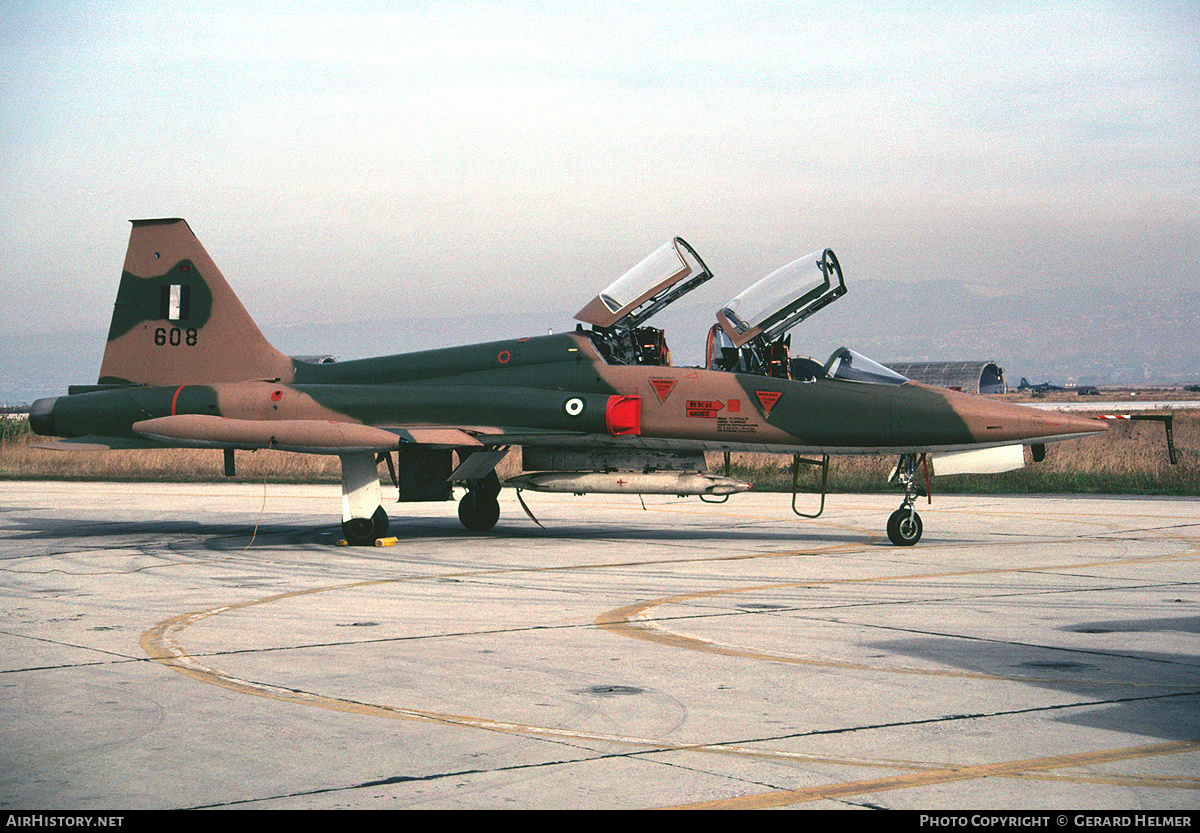 Aircraft Photo of 608 | Northrop F-5B Freedom Fighter | Greece - Air Force | AirHistory.net #83610