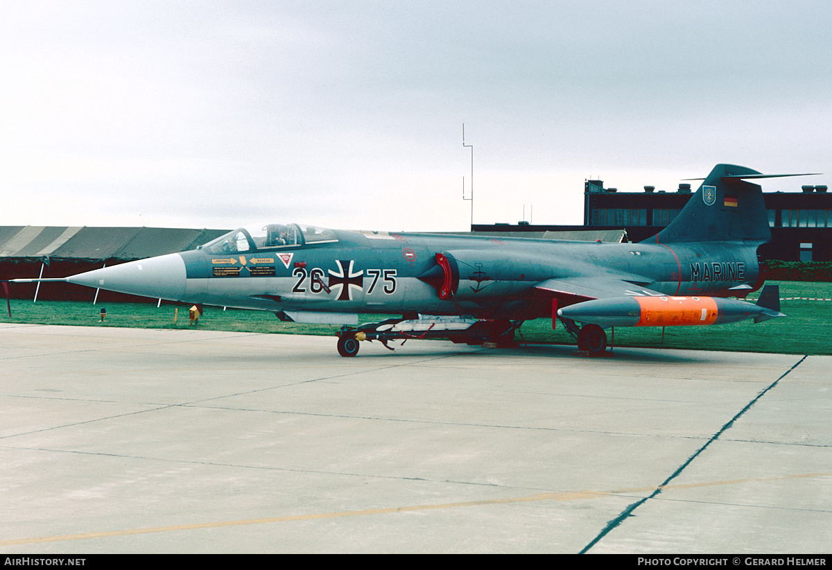 Aircraft Photo of 2675 | Lockheed F-104G Starfighter | Germany - Navy | AirHistory.net #83612