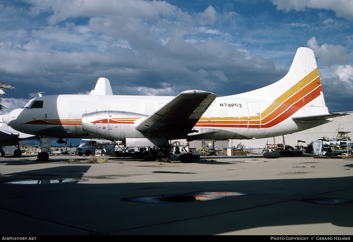 Aircraft Photo of N74852 | Convair 600 | Wright Air Lines | AirHistory.net #83621