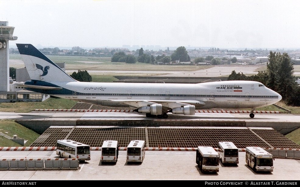 Aircraft Photo of EP-IAG | Boeing 747-286BM | Iran Air | AirHistory.net #83640
