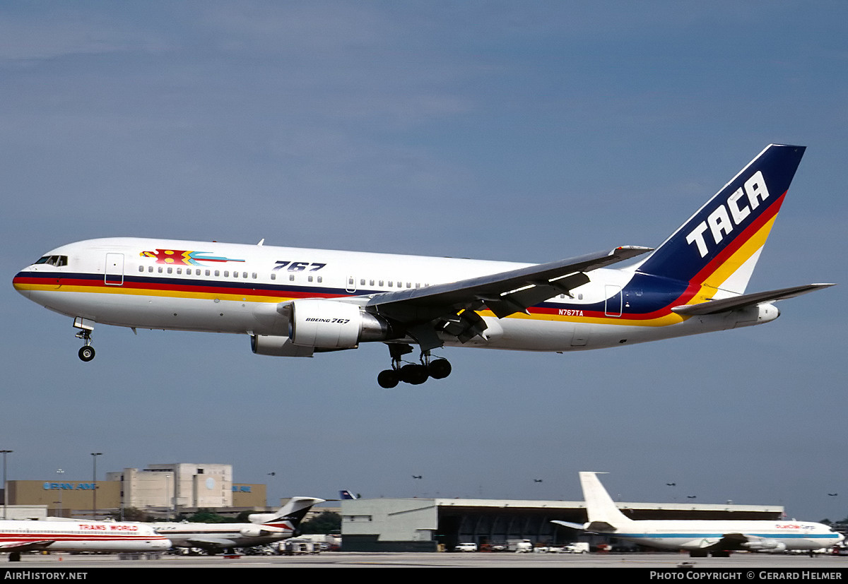 Aircraft Photo of N767TA | Boeing 767-2S1 | TACA - Transportes Aéreos Centro Americanos | AirHistory.net #83646