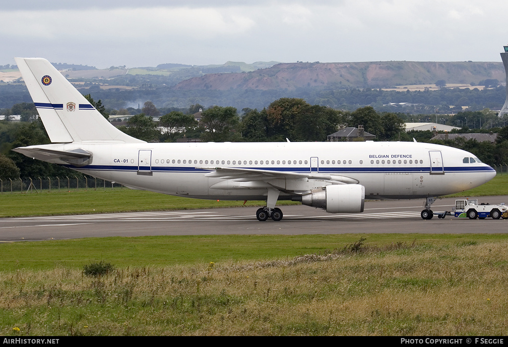 Aircraft Photo of CA-01 | Airbus A310-222 | Belgium - Air Force | AirHistory.net #83662