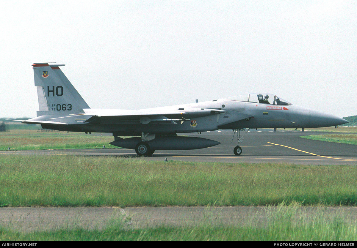 Aircraft Photo of 77-0063 / AF77-063 | McDonnell Douglas F-15A Eagle | USA - Air Force | AirHistory.net #83666