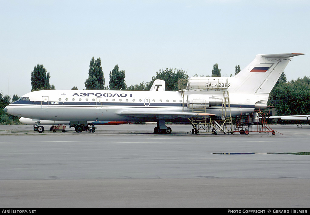 Aircraft Photo of RA-42382 | Yakovlev Yak-42D | Aeroflot | AirHistory.net #83681