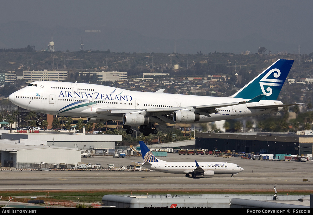 Aircraft Photo of ZK-NBU | Boeing 747-419 | Air New Zealand | AirHistory.net #83683