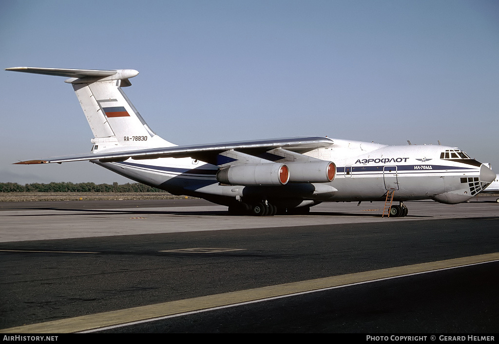 Aircraft Photo of RA-78830 | Ilyushin Il-76MD | Aeroflot | AirHistory.net #83688