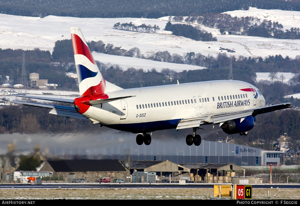 Aircraft Photo of G-DOCZ | Boeing 737-436 | British Airways | AirHistory.net #83695