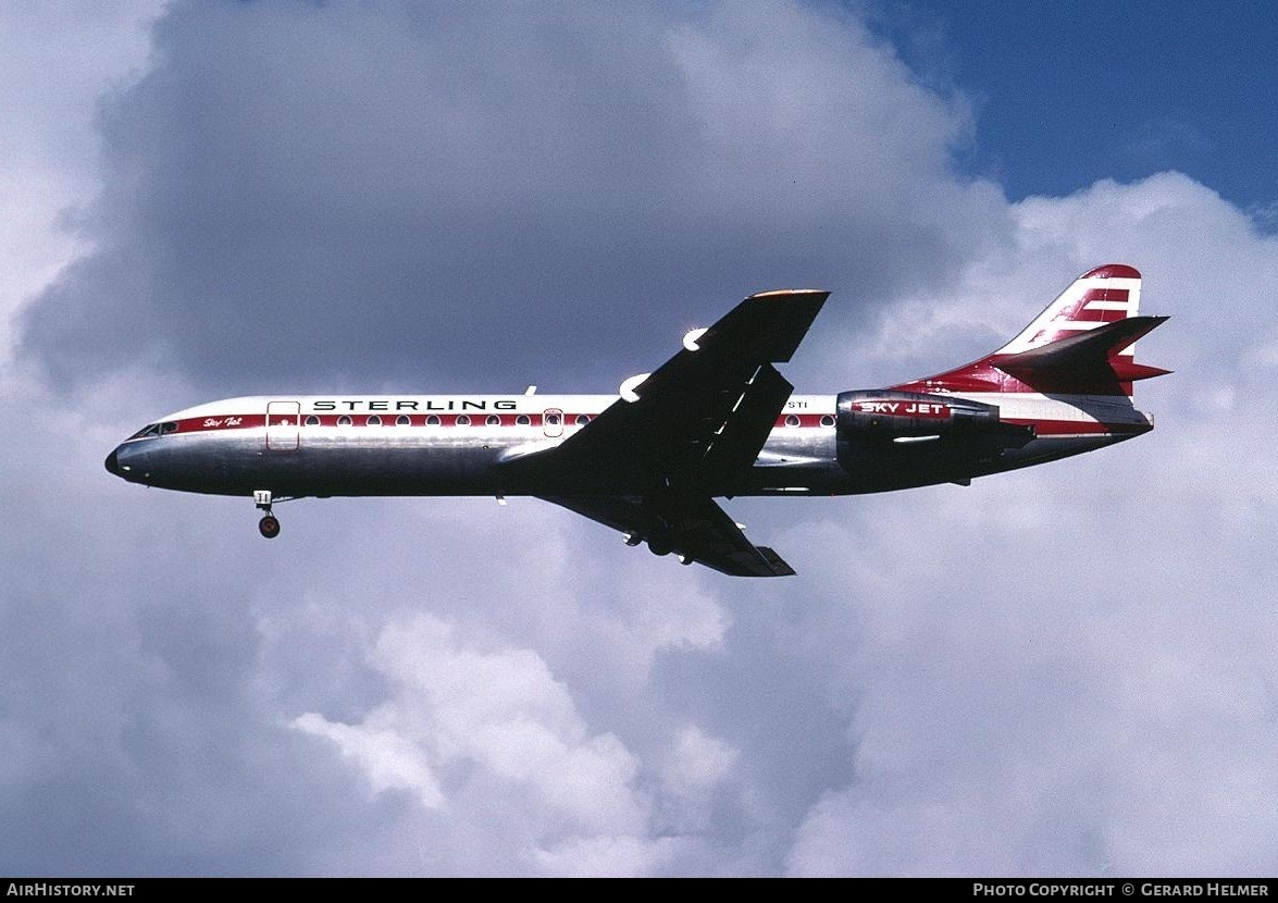 Aircraft Photo of OY-STI | Sud SE-210 Caravelle 10B3 Super B | Sterling Airways | AirHistory.net #83705