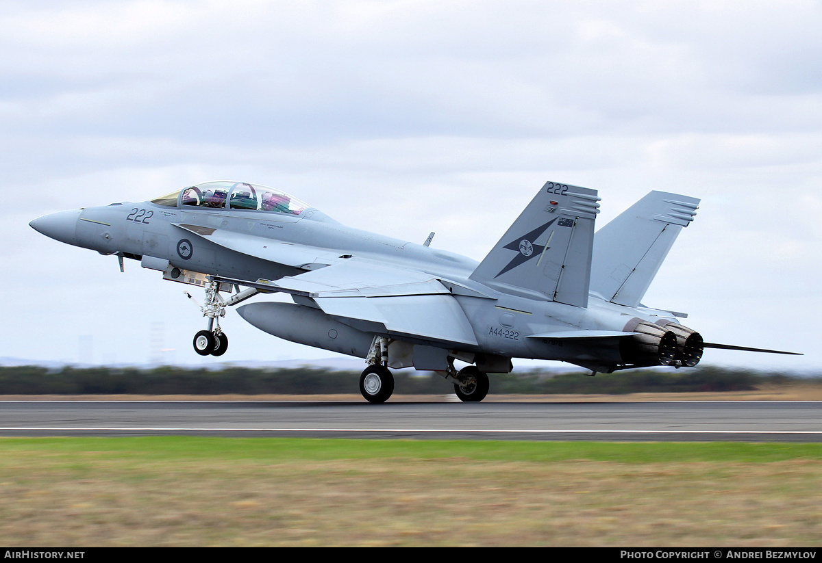 Aircraft Photo of A44-222 | Boeing F/A-18F Super Hornet | Australia - Air Force | AirHistory.net #83710