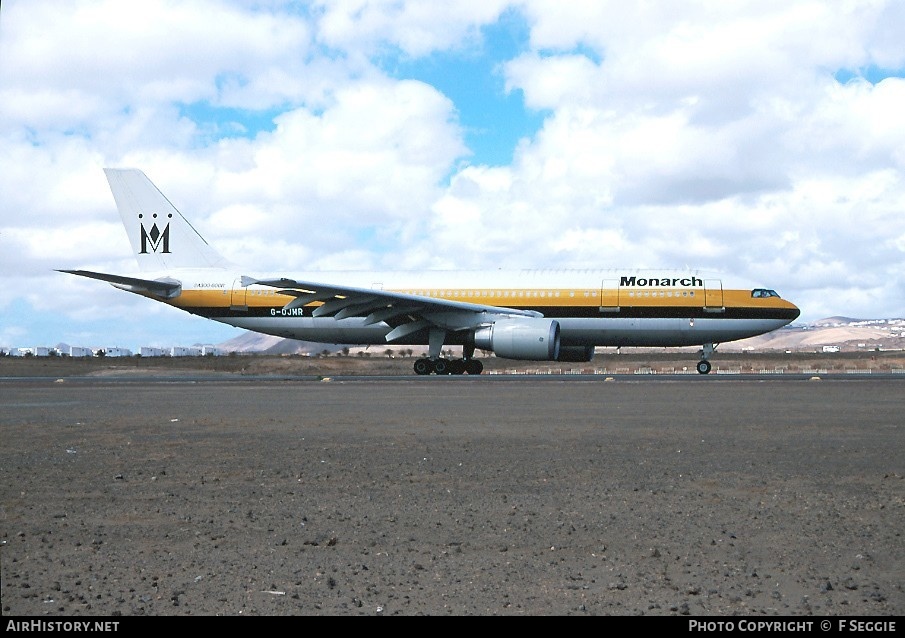 Aircraft Photo of G-OJMR | Airbus A300B4-605R | Monarch Airlines | AirHistory.net #83732