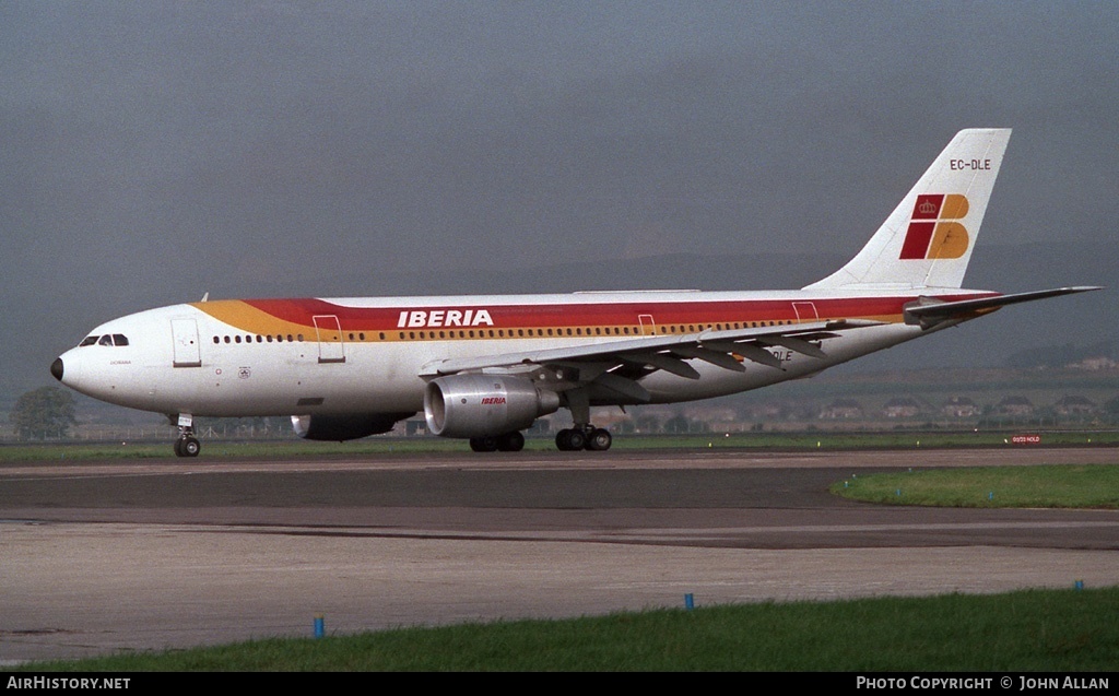 Aircraft Photo of EC-DLE | Airbus A300B4-120 | Iberia | AirHistory.net #83769