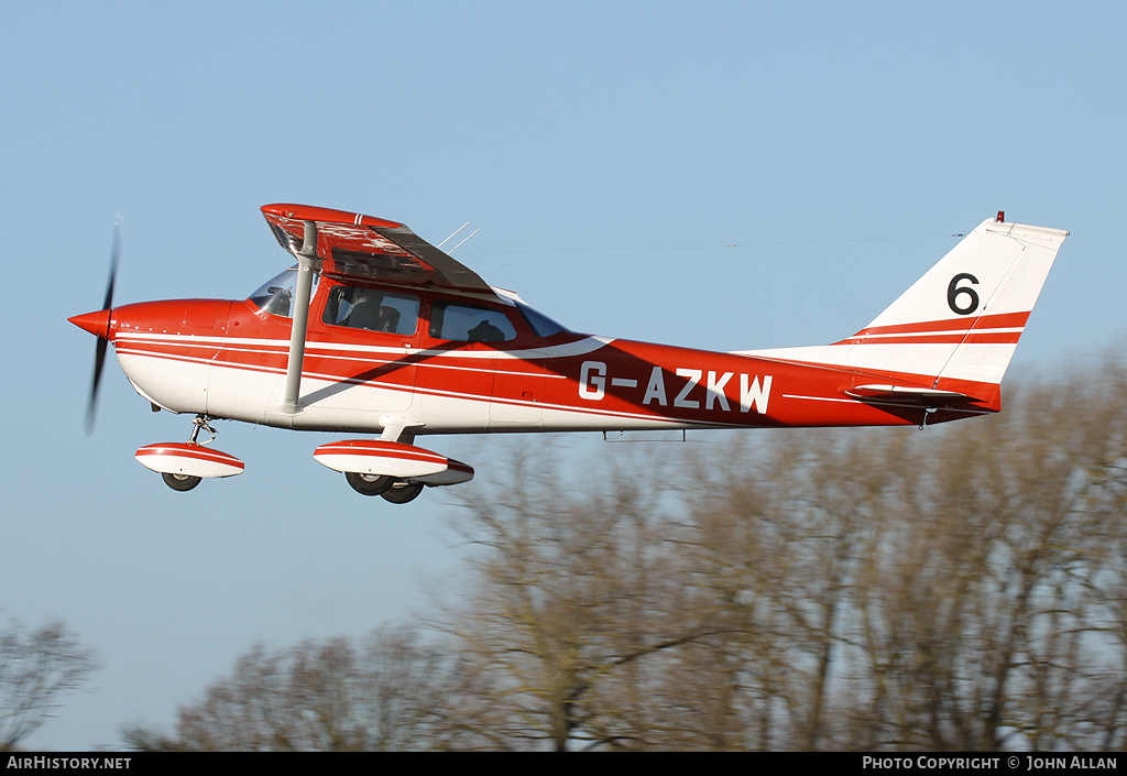 Aircraft Photo of G-AZKW | Reims F172L Skyhawk | AirHistory.net #83776