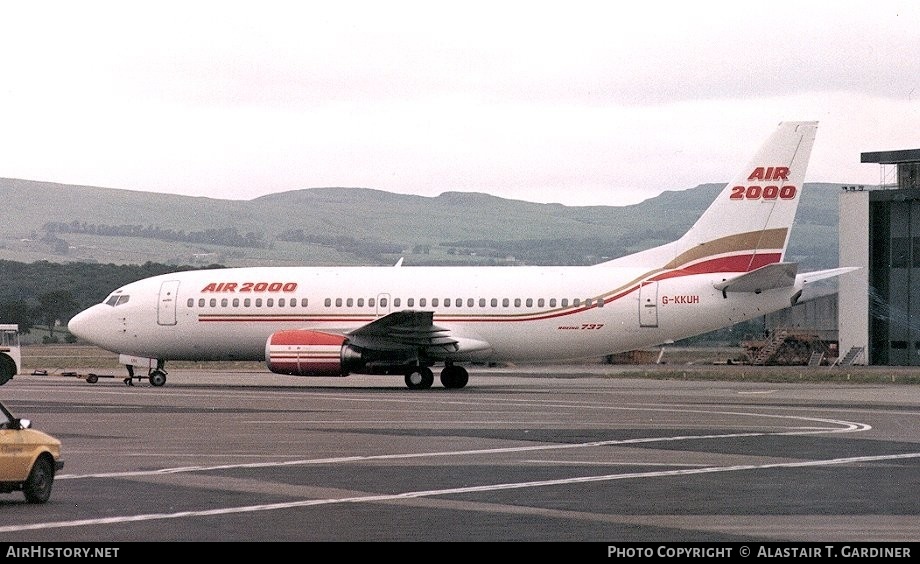 Aircraft Photo of G-KKUH | Boeing 737-3Q8 | Air 2000 | AirHistory.net #83811