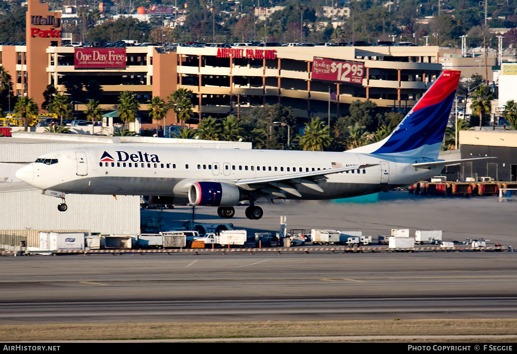 Aircraft Photo of N3736C | Boeing 737-832 | Delta Air Lines | AirHistory.net #83825