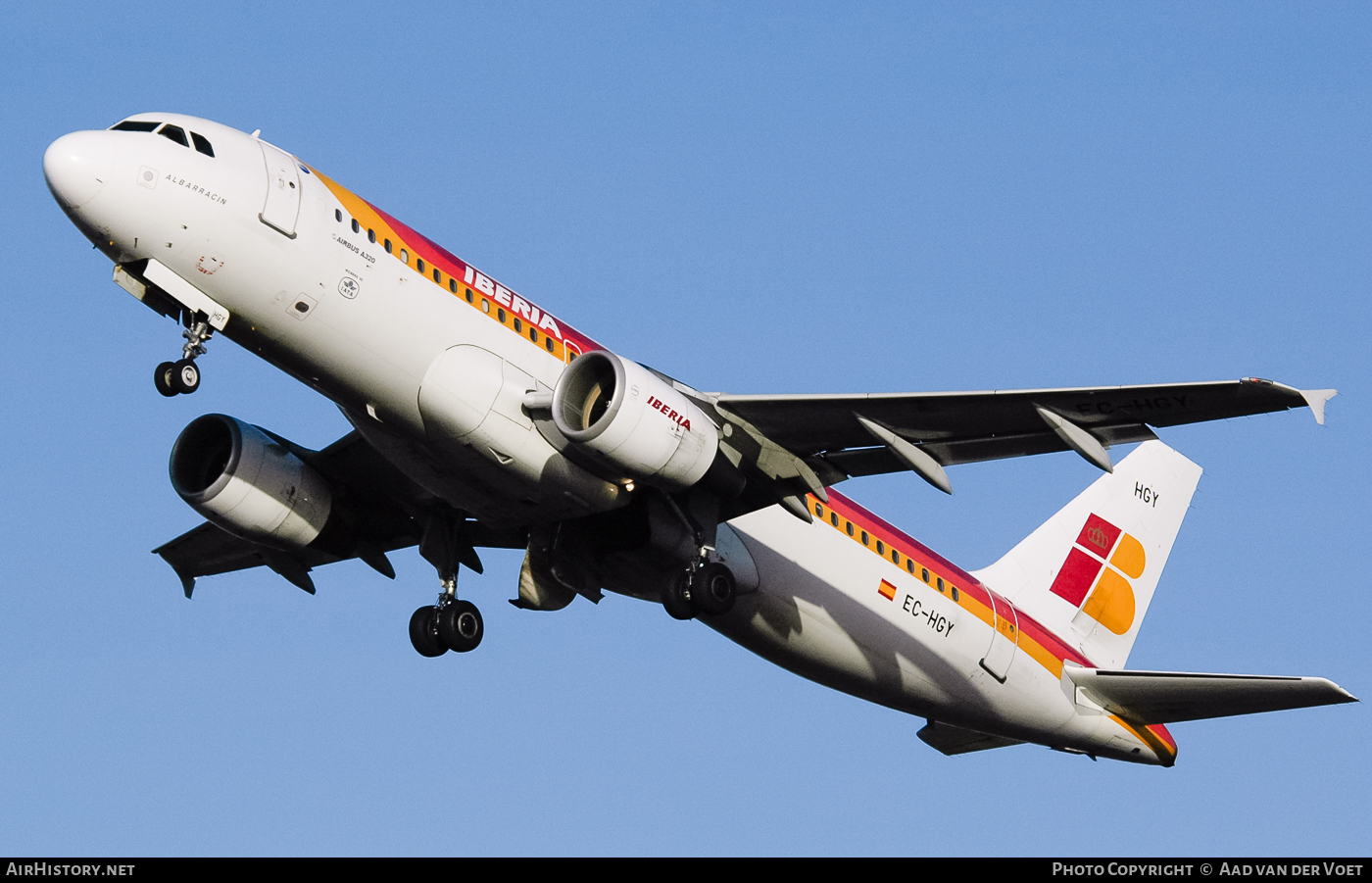 Aircraft Photo of EC-HGY | Airbus A320-214 | Iberia | AirHistory.net #83835