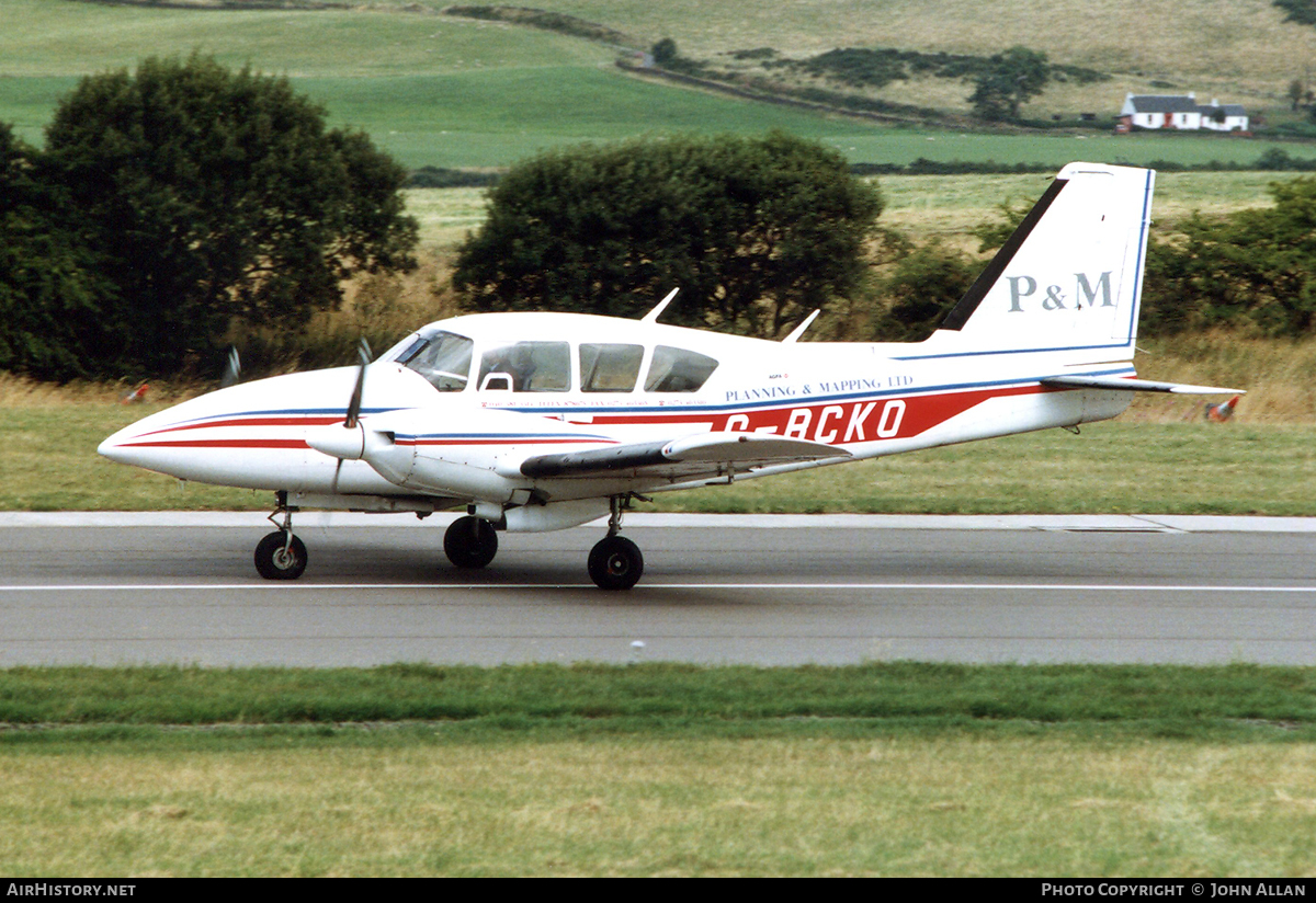Aircraft Photo of G-BCKO | Piper PA-23-250 Aztec E | Planning and Mapping | AirHistory.net #83837