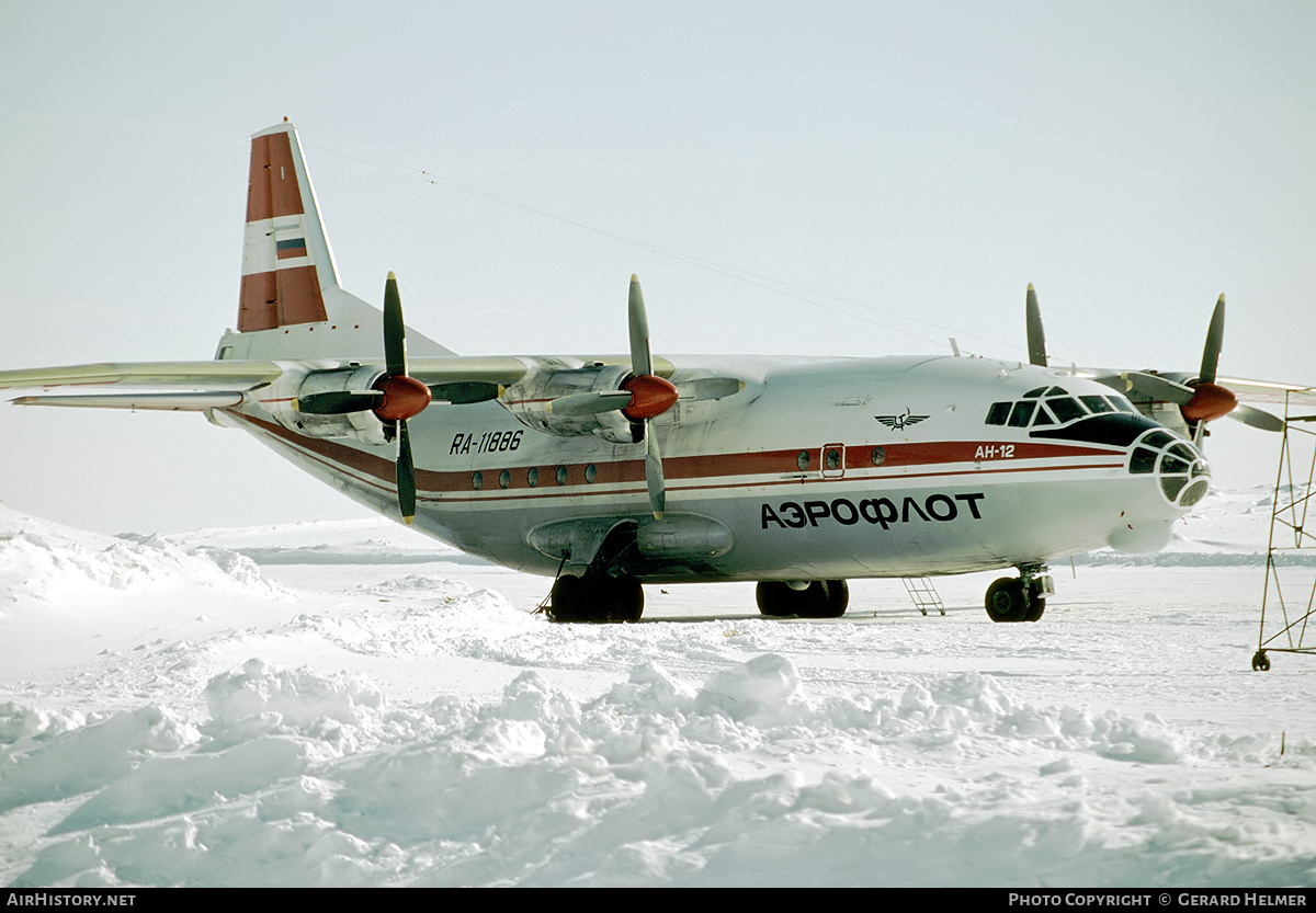 Aircraft Photo of RA-11886 | Antonov An-12 | Aeroflot | AirHistory.net #83843