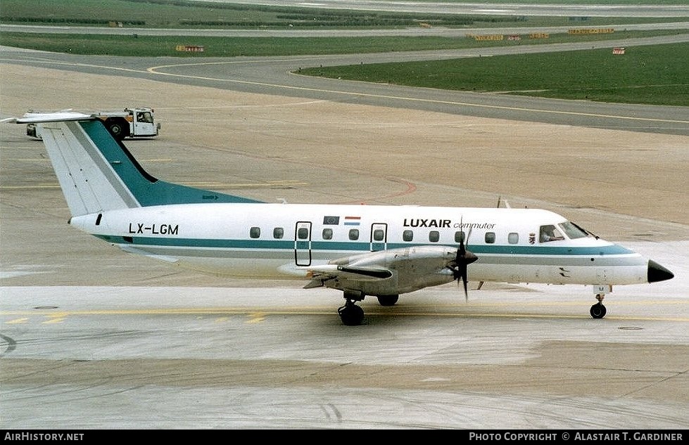 Aircraft Photo of LX-LGM | Embraer EMB-120RT Brasilia | Luxair Commuter | AirHistory.net #83851