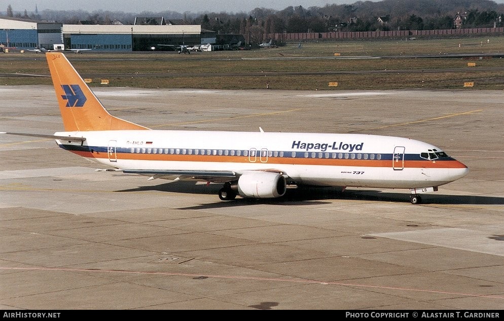 Aircraft Photo of D-AHLO | Boeing 737-4K5 | Hapag-Lloyd | AirHistory.net #83859