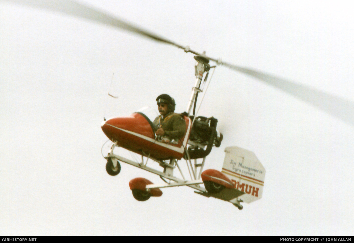 Aircraft Photo of G-BMUH | Bensen B-8MR | Jim Montgomerie Gyrocopters | AirHistory.net #83871