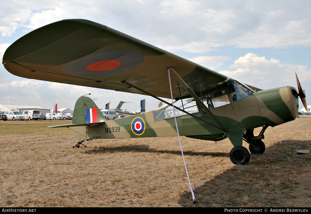 Aircraft Photo of VH-MKV / MS939 | Taylorcraft J Auster Mk5 | UK - Air Force | AirHistory.net #83879