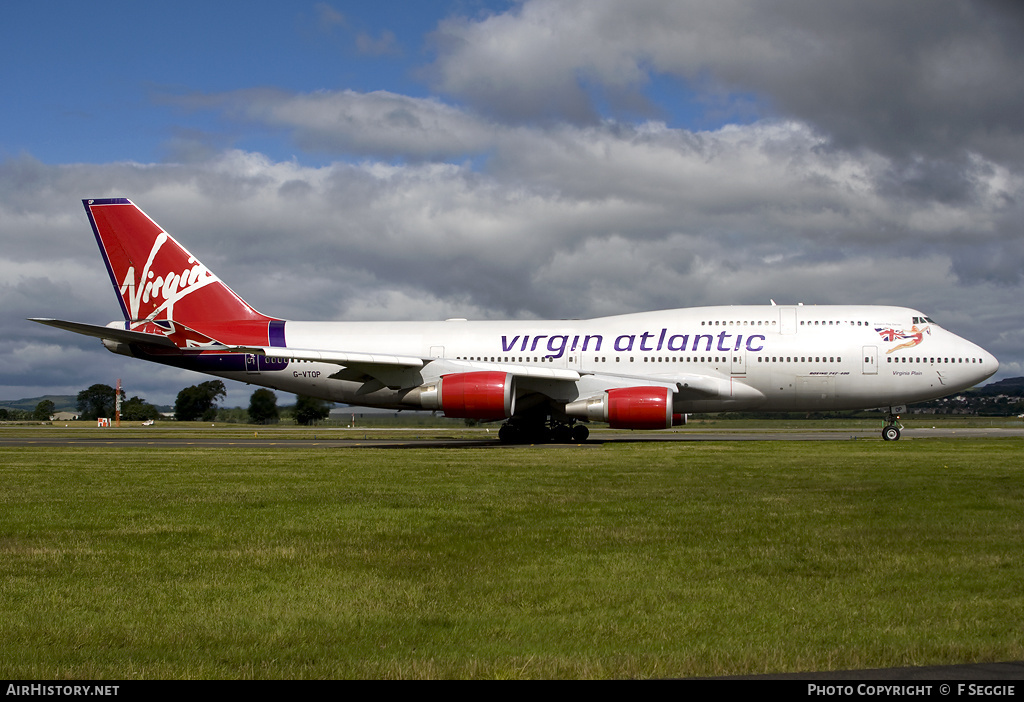 Aircraft Photo of G-VTOP | Boeing 747-4Q8 | Virgin Atlantic Airways | AirHistory.net #83886