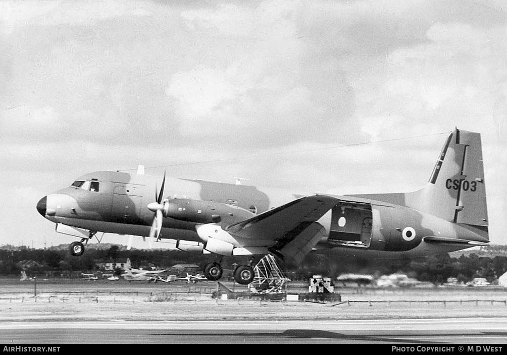 Aircraft Photo of CS-03 | Hawker Siddeley HS-748 Srs2A/288LFD | Belgium - Air Force | AirHistory.net #83888