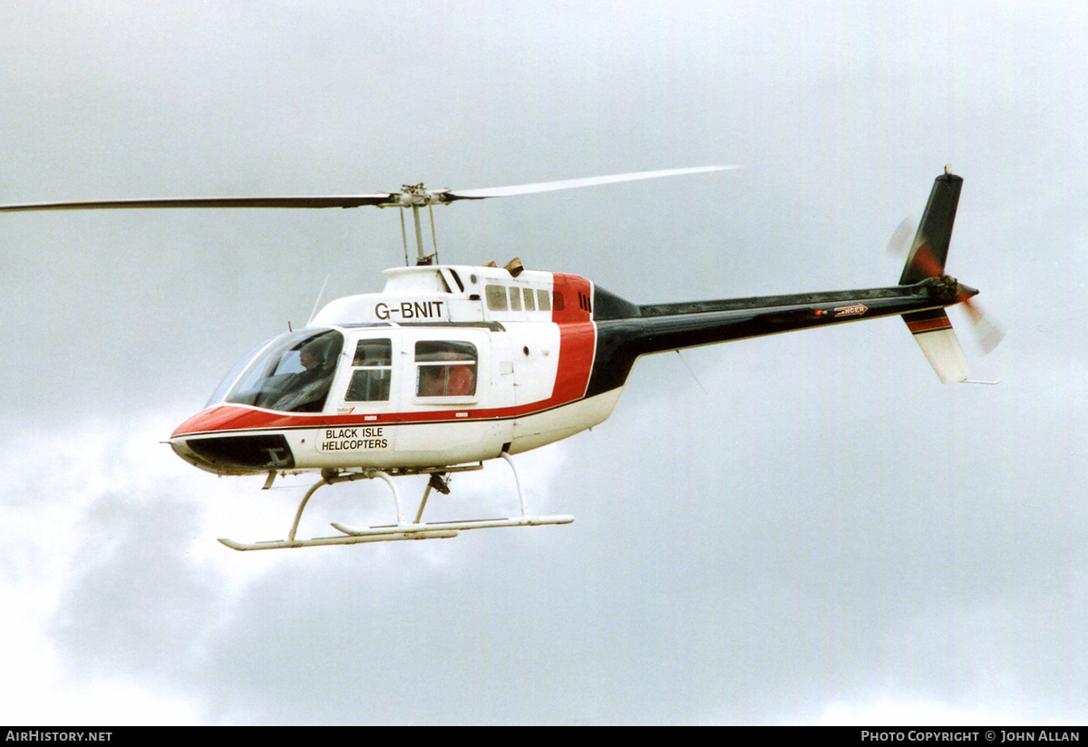 Aircraft Photo of G-BNIT | Bell 206B JetRanger II | Black Isle Helicopters | AirHistory.net #83890