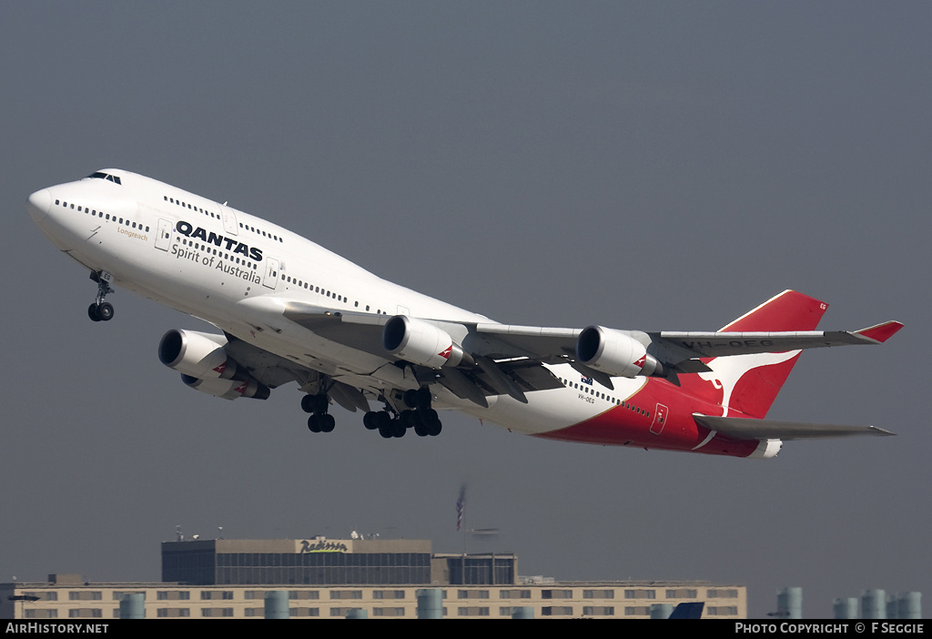 Aircraft Photo of VH-OEG | Boeing 747-438/ER | Qantas | AirHistory.net #83904