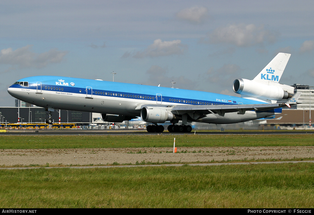 Aircraft Photo of PH-KCI | McDonnell Douglas MD-11 | KLM - Royal Dutch Airlines | AirHistory.net #83911