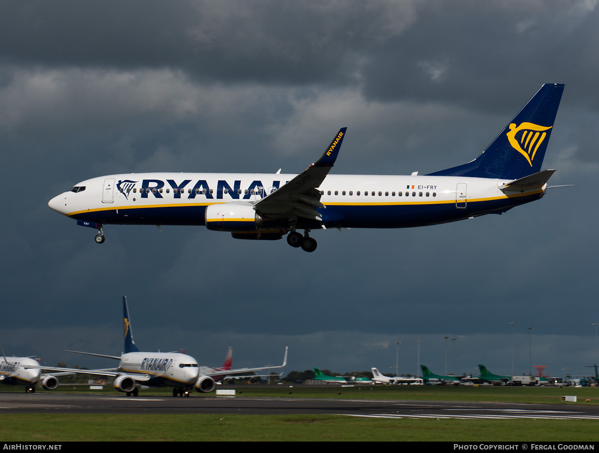 Aircraft Photo of EI-FRY | Boeing 737-800 | Ryanair | AirHistory.net #83950