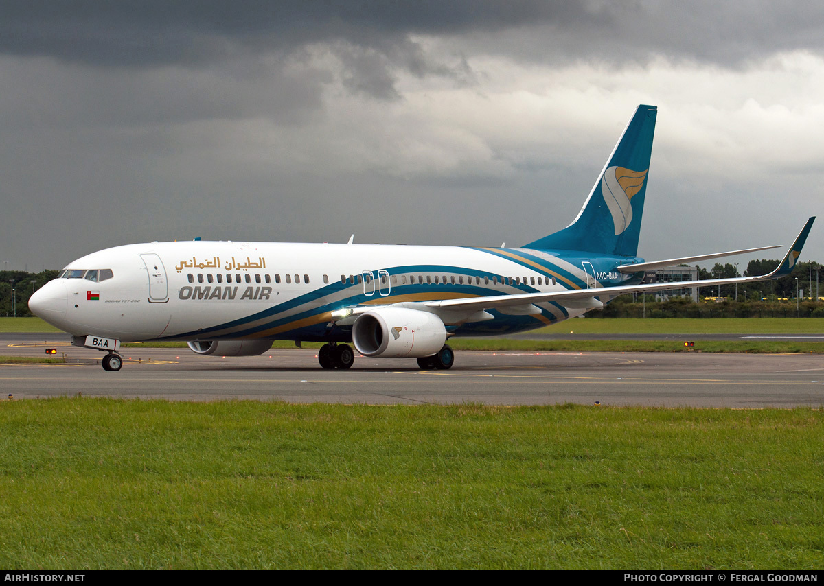 Aircraft Photo of A4O-BAA | Boeing 737-81M | Oman Air | AirHistory.net #83954
